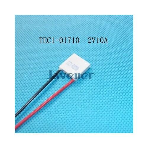 TEC1-01710 15x15mm Heatsink Thermoelectric Cooler Peltier Cooling Plate 2V 10A Refrigeration Module