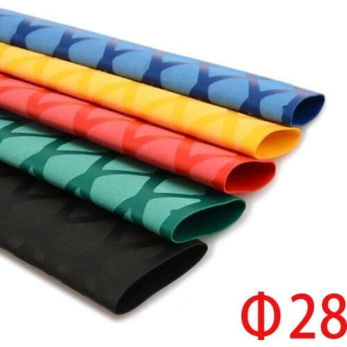 28mm diameter 2:1 heat shrinkable tube for fishing rod Pattern Non-slip 1meter