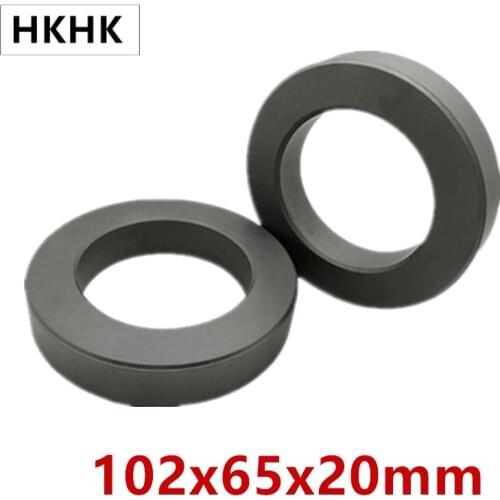 102x65x20mm toroidal transformer ferrite core inner 65mm 2.6inch toroid ferrite core ferrite chokes noise filter 20mm hole65mm