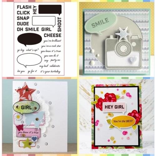 Solid Words and Awesome Phrases Clear Stamps for DIY Scrapbooking Paper Cards Making Kids Crafts Fun Decoration Transparent Seal