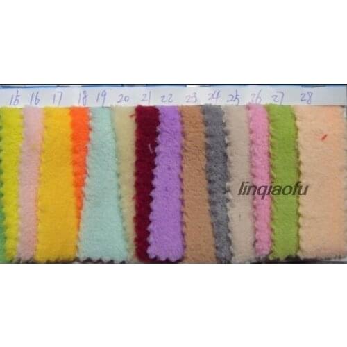 High-grade plush DIY handmade fabric Clothing shoes bag warm flannel fabric 150cmx100cm