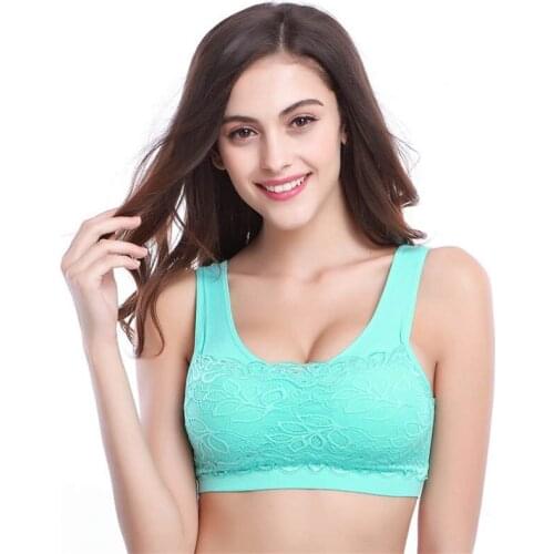 Fitness Yoga Push Up Sports Bra for Womens Gym Running Padded Tank Top Athletic Vest Underwear Sport Bras Shockproof No Rims Top