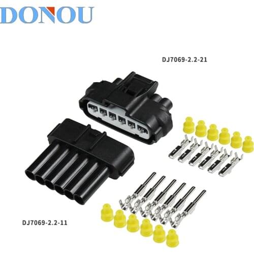 1set 6pin waterproof connector plug for Toyota, mitsubishi throttle 6 hole suvs connector DJ7069-2.2-11/21