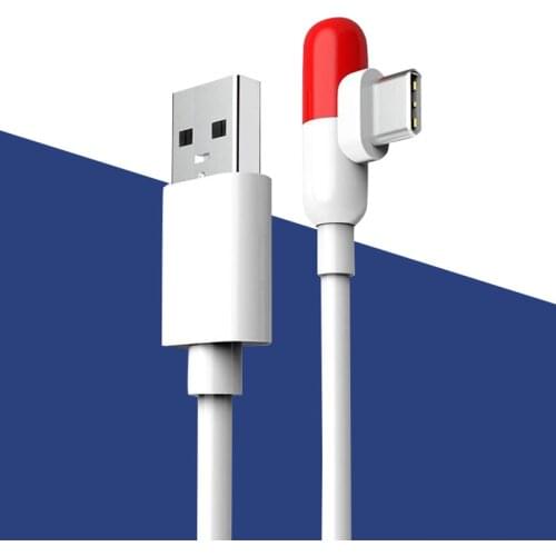 1m 4A USB C Flash Capsule Data Cable 90 Degree Type C Fast Charger Cable Cord 33W 44W For Vivo X50 X30 X27 X60 IQOO 3 5 Pro NEO3