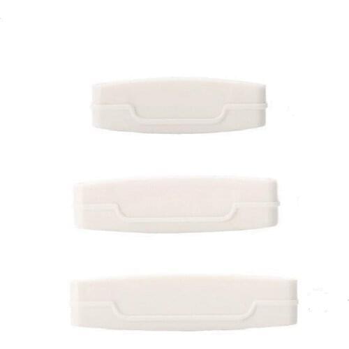 3size/set White Extruder Baby Toothpaste Infant Training Soft Gel Baby Led Weaning Tailored Silicone Festival