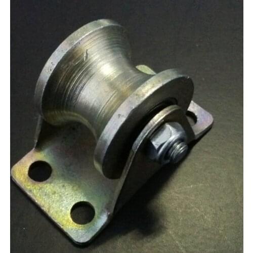 4Pieces/Lot . 1.2 inch Mobile Door Bottom Casters Iron Wheel Sliding Pulley Iron Wheel