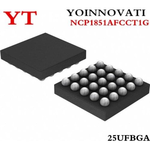 5pcs/lot NCP1851AFCCT1G NCP1851 1851AFCCT1G 1851 BATT CHRGR SW 1.6A 25FLIPCHIP IC Best quality