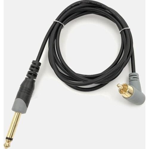 6 F'' lightweight EZ Iwork Premium Tattoo Clip Cord RCA Connection for Tattoo Machine Power Supply