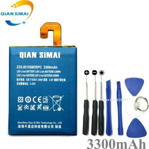 QiAN SiMAi LIS1558ERPC 3300mAh Battery + Repair Tools for Sony Xperia Z3 L55T L55U D6653 D6603 D6633 D5803 D5833 D6616 D6708