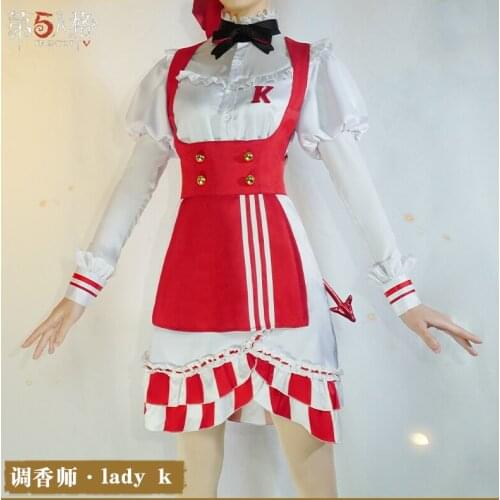 Anime Identity V Flavorist Vera Nair Lady K Game Suit Lovely Dress Party Uniform Women Cosplay Costume Halloween Free Shipping