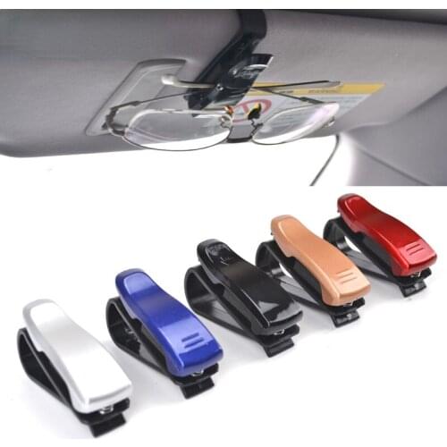 Car Sun Visor Mount Sunglasses Eye Glasses Clip Case Phone CD Holder Fastener Card Ticket