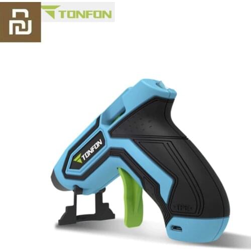 Youpin Tonfon Wireless Hot Melt Glue Gun Stick Industrial Mini Guns Thermo Electric Heat Temperature Tool for 7mm Diameter