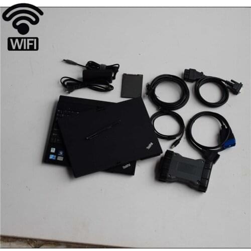 Mb star c6 ssd vci diagnosis tool interface and cables latest software doip Used laptop X200t 4G touch full set ready to work