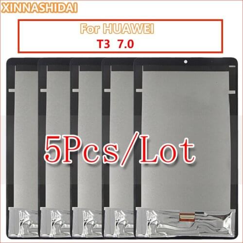5 Pcs/lot For Huawei Mediapad T3 7.0 3G Wifi LCD Display Touch Screen Digitizer Assembly For Huawei T3 7 BG2-W09 BG2-U01 BG2-U03