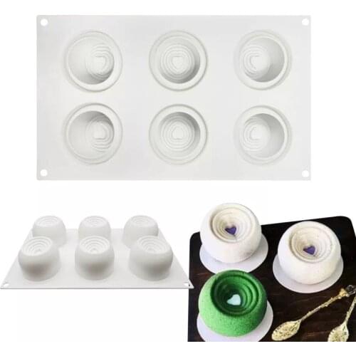 DIY 3D Silicone Cake Mold French Dessert Mousse Baking Form Tray Jelly Pudding Chocolate Moulds Cake DecoratingTool Baking Molds