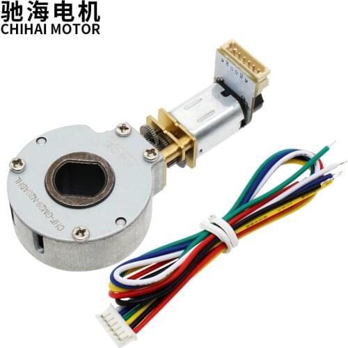 Chihai motor CHF-GM29-N20V ABHL 29mm DC 3V 6V 12V mini DC secondary variable speed motor with encoder