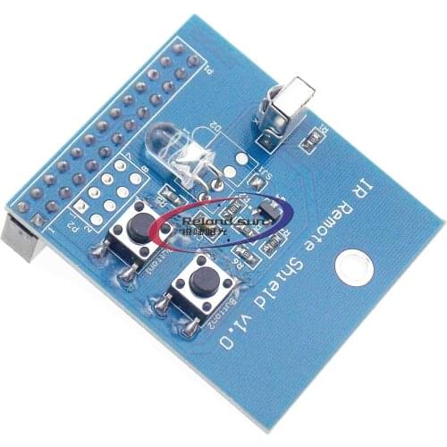 38KHz IR Infrared Control Expansion Board Transceiver Receiver Transmitter Shield DIY Double IR Emitter For Raspberry Pi
