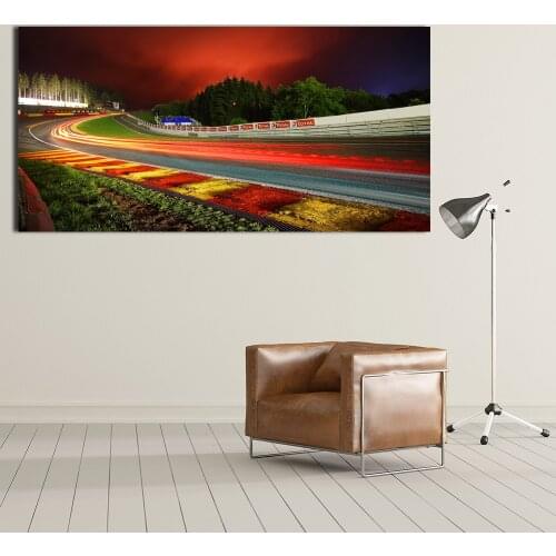 Canvas Printed Pictures Wall Art Painting Nurburgring Rally Road Home Decoration Poster For Living Room