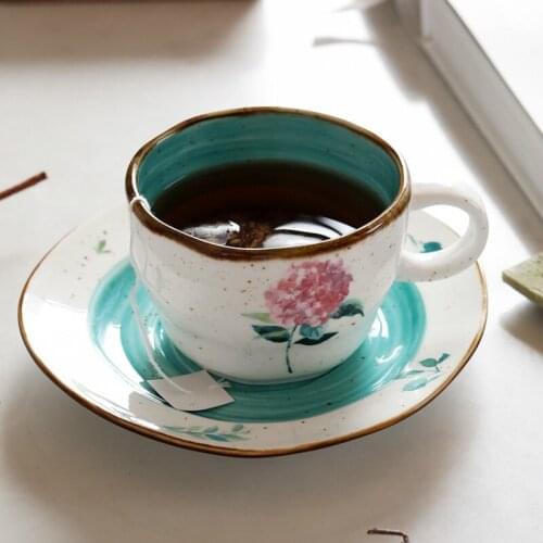 Nordic Creative Ceramic Coffee Cup White High Quality Office Afternoon Tea Cups Tazzine Caffe Home Cup and Saucer Set MM60BYD