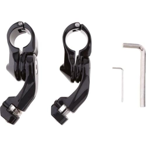 Left Right Foot Pedal Peg Bracket Kit for Suzuki VS1400 VZ1500 INTRUDER