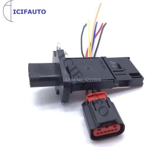Mass Air Flow Sensor Meter With Connector For Edge Escape Explorer Focus Fusion Taurus Fiesta F53 E-150 E450 Flex GT AFH60M-20