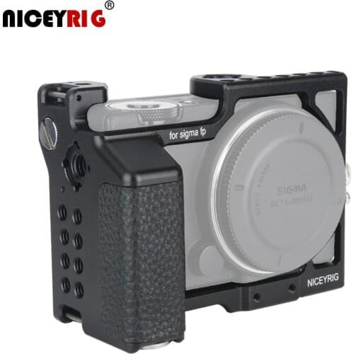 Niceyrig Sigma FP Dedicate Camera Cage Stabilization With Wooden Grip Screwdriver Black 344