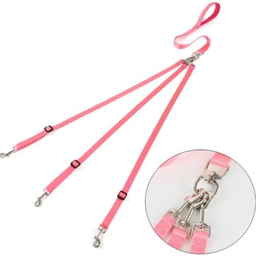 Dog Leash One Drag Three Leashes for Dogs Pets Accessories Adjustable Dog Leashes Pechera Para Perro Pet Products Dogs Leash