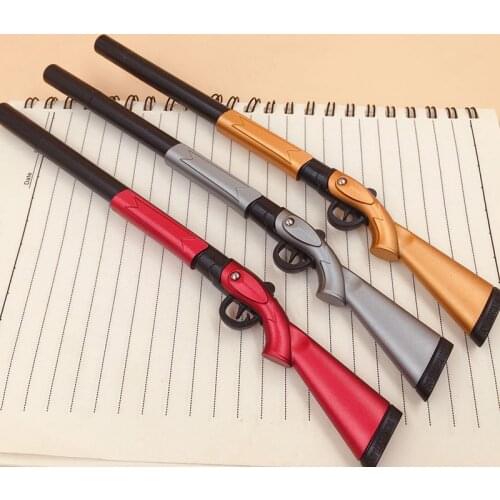 3pcs Creative Toy Gun Gel Pen Jedi Survival Weapon 0.5MM Pen Black Ink Stationery School Office Supply Promotional Gifts