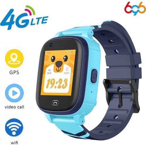 696 A60 4G Smart Childrens WIFI Watches Fitness Bracelet Watch With GPS Connected Waterproof Baby Mobile Smartwatch For Kids