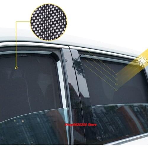 For Honda CRV CR-V 2017-2020 2012-2016 Accessoriies Car Sunshade Sun Shade Mesh Window Sunscreen Netting Protector Anti Mosquito