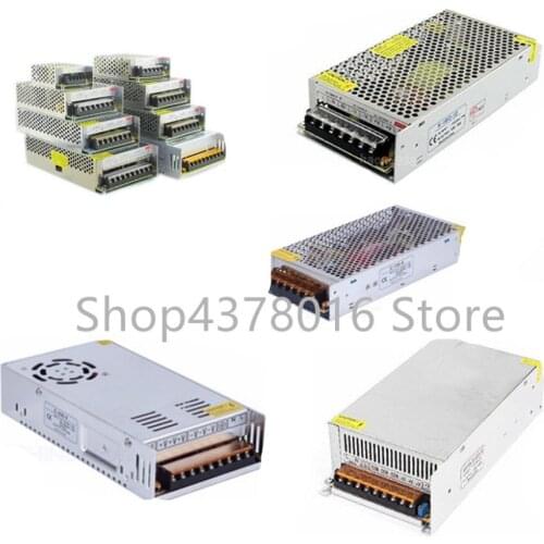 Led Driver AC100-240V to DC 12V 1A 2A 3A 5A 10A 15A 20A 30A 40A 50A Power Adapter for LED Strip light Supply Transformer