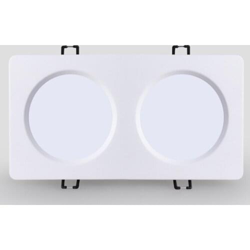 Led ultra thin household / commercial embedded led rectangular / square downlight