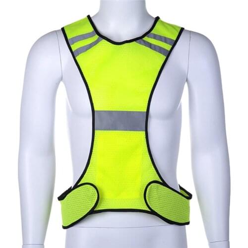 Reflective Safety Vest High Visibility Night Riding Running Vest Outdoor Sports Accessories Safety Vest Night Sports Waistcoat