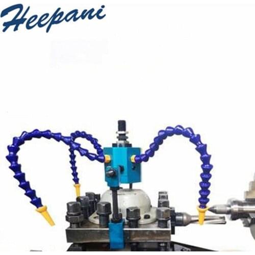 CNC lathe water separator holder four-station electric tool post water divider lathe U drill internal cold boring cutter base
