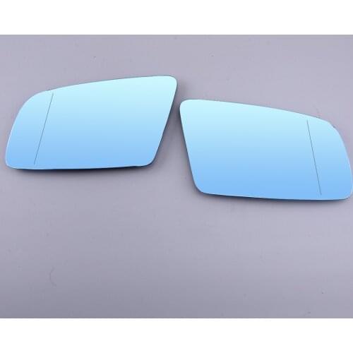 1 Pair Side Rearview Wing Heated Mirror Glass Fit for BMW 5 6 E60 E61 E63 E64 2004 2005 2006-2009 2010 51167065081 51167065082