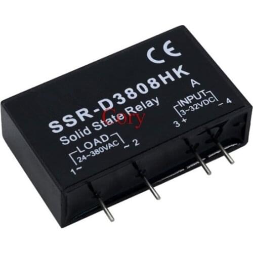 1PC PCB Circuit board pins Dedicated with Pins SSR-D3805HK 5/8A DC-AC Solid State Relay SSR-D3805HK CZYC