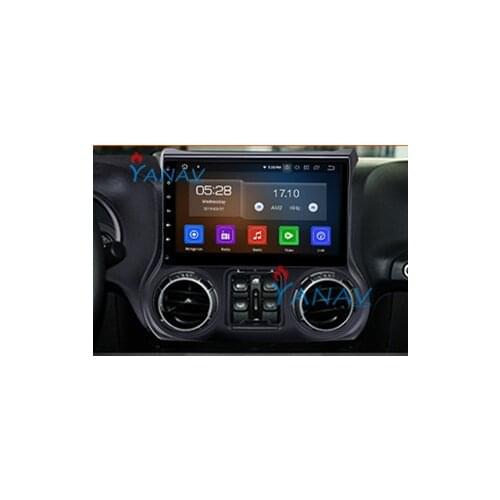 10.1inch Touch screen 6 core Android Car GPS radio Navigation for-Jeep-Wrangler 2011-2014 radio stereo head unit car dvd player