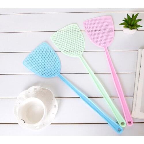10PCS fly swatter mosquito Pat durable mesh with long handle manual fly kill fly Pat mosquitoes