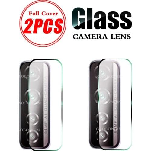 2pcs Anti-Burst Tempered Glass For Huawei P40 Lite 5g Protective camera Screen Protector p40 p30 Pro lite e p smart 2021 Film