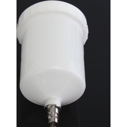 600ML Plastic Sprayer Cup Air Gravity Feed Spray Paint Pot Thread Connector For Spray Gun Tools