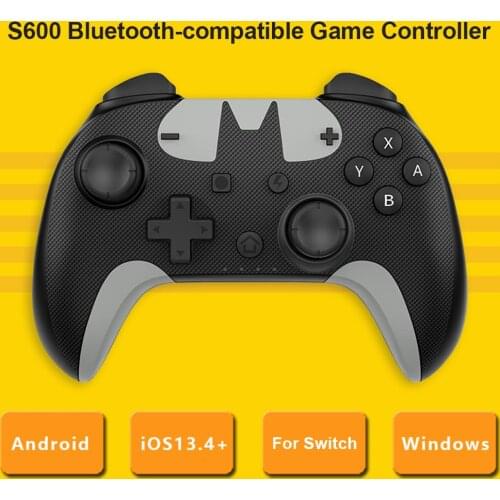 Hand Grip Game Accessories Mini Gamepad Bluetooth-compatible Wired Controller for iPhone Nintend Switch Android Phone PC