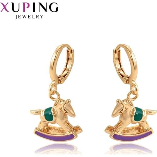 Xuping Exquisite Fashion Long Earrings Jewelry for Women Cute New Simple Charms Styles Valentines Day Gifts 96941