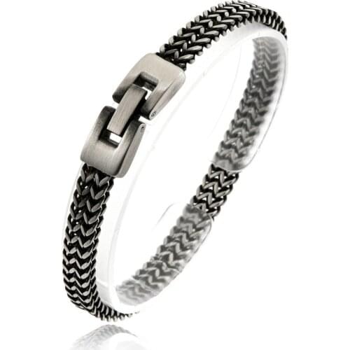 Men Jewelry Hand Chain Trend Stainless Steel Punk Rock Party Accessories Bangles Bracelet Goth Chains Mens Bracelets