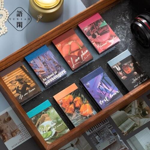 60 Sheets Reversal Fantasy Ins PET Sticker Diy Decorative Diary Journal Scrapbooking Planner Label Stickers Aethetic Stationery