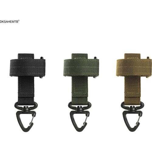 Outdoors Hanging Buckle with Fastening Tape Durable Multifunction Belt Easy Operation Wear Resistant for Camping Cycling MJ