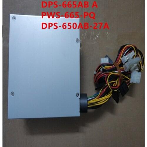 New PSU For Delta Power Supply DPS-665AB A PWS-665-PQ DPS-650AB-27A