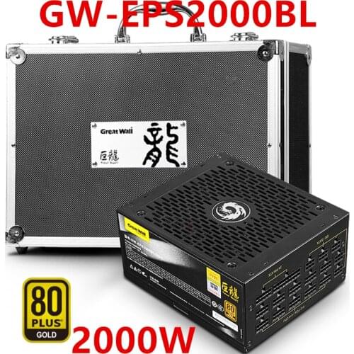 New Original PSU For Great Wall 80plus Gold Power Supply For Silent Module Of Server E-game 2000W Power Supply GW-EPS2000BL