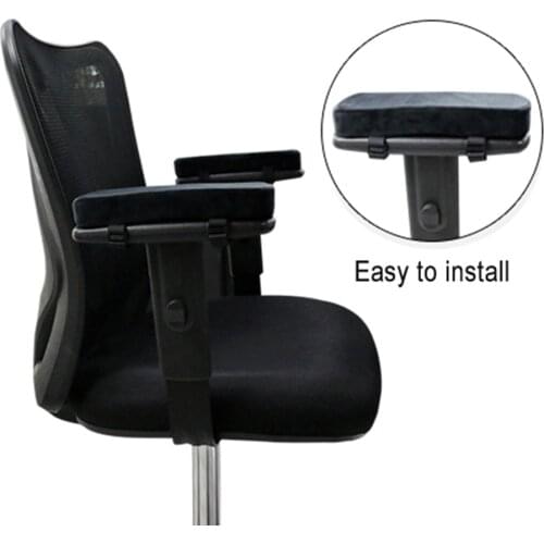 Armrest Pads Covers Foam Elbow Pillow For Forearm Pressure Relief Comfy Arm Rest Cover For Office Chairs Wheelchair Gaming Chair