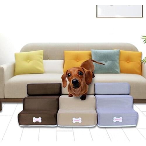 Portable Cat Climbing Ladder Pet Dog Stairs Steps Indoor Dog House Stairs Ramp Ladderfor Small Dog Cat 2/3 Layers Pet Products