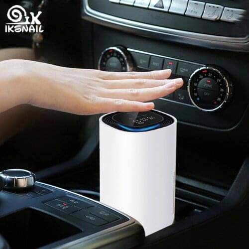 Portable Advanced Air Purification Ionizer Negative Ion Generator Smart Car Air Purifier For Car Filter Aroma Ionic Air Cleaner
